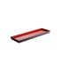 Tray GN 2/4 melamine black and red inside