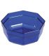 Blue octogonal salad bowl 3 L
