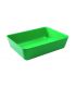 Green counter container 28 x 21 cm H 7 cm