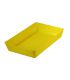 Yellow counter container 42 x 28 cm H 7 cm
