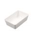 White counter container 22 x 14.5 cm H 7 cm