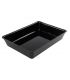 Black counter tray 40 x 29 cm H 7 cm