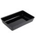 Black counter tray 40 x 26.5 cm H 7 cm