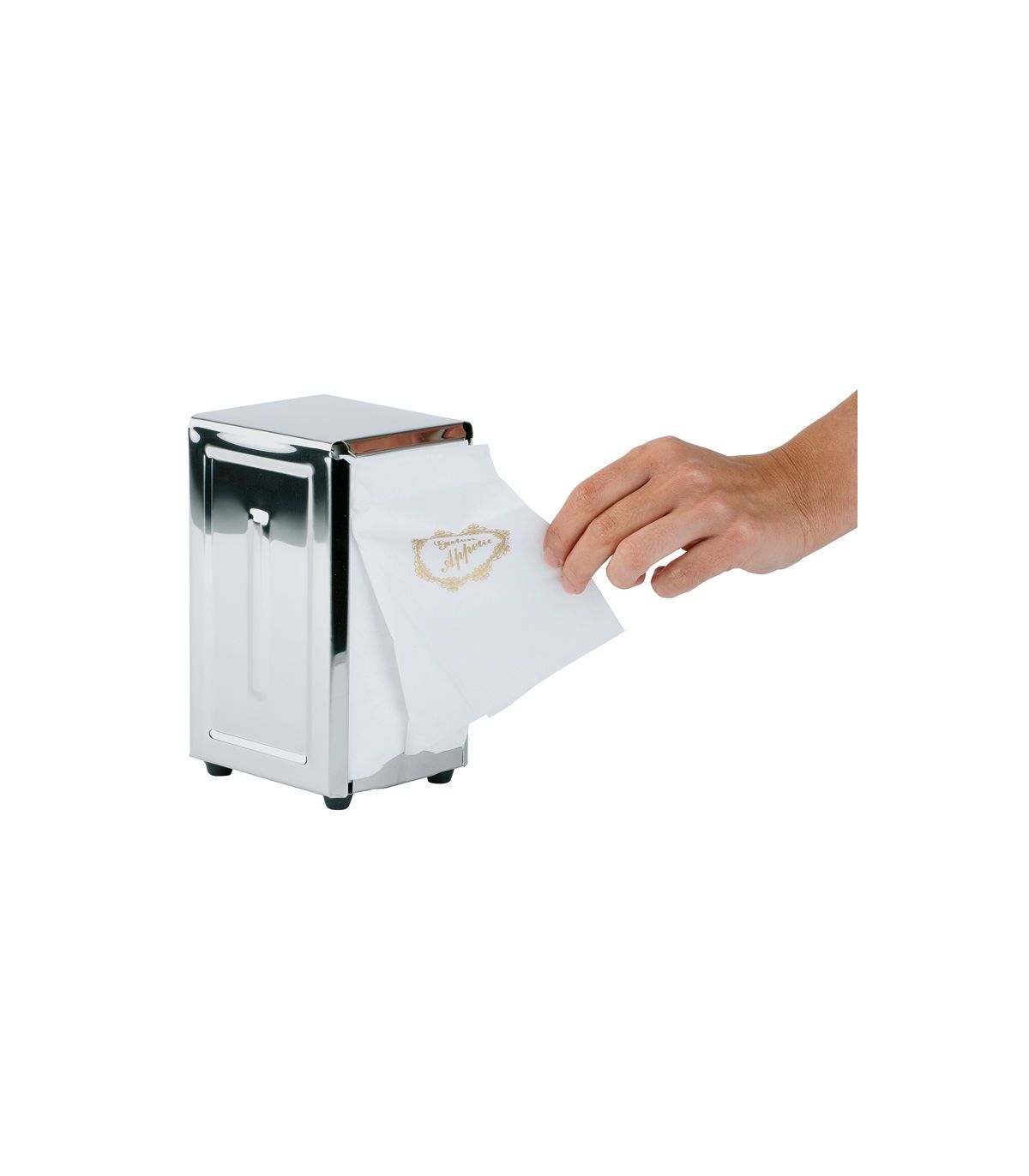 Gaoominy 1Pcs Napkin Dispenser Practical Stainless Steel Countertop Napkin Holder Stand Paper Towel Holder For Home Hotel Restaurant 