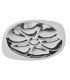 Oysters plate 6 places stainless steel 18/10