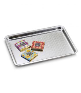 30,6 cm silver Presentation Trays for Baking or Buffet Extiff Set of 10 Round Metal Plastic Trays