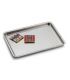 Stainless steel tray 23.5 x 17 cm Check