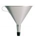 Stainless steel funnel with filter Ø 30 cm