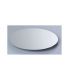 Stainless steel flat dish Ø 30 cm with 3 buffers for the centring