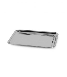 Silk Matt or Glossy Display Tray Stainless Steel 18/10 smooth edge 