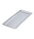 Cut edge tray 42 x 27 cm stainless steel 18/10