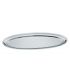 Oval tray 46 x 28 cm stainless steel 18/10