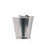 Graduated bucket with bottom stainless steel 15 L