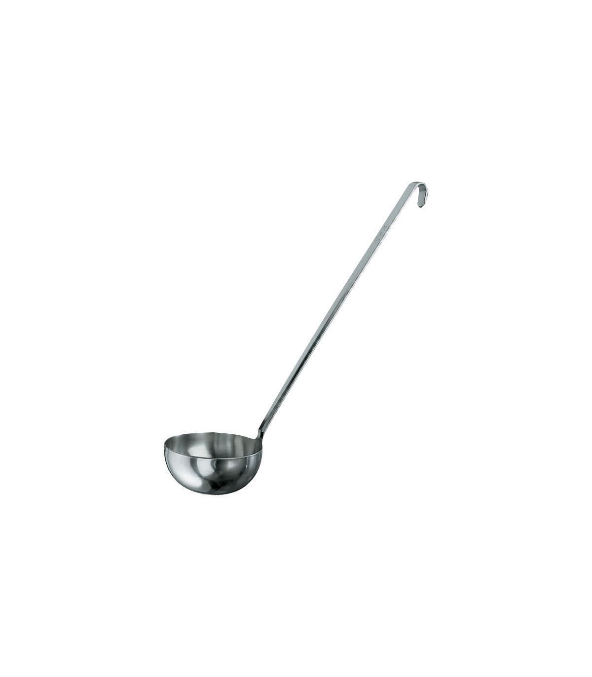 Winware Serving Ladle Premium Quality Stainless Steel ladle with Hook Handle - Long Enough to be Out of Harms Way, but Short Enough to give You Good Control 1 Litre Capacity 