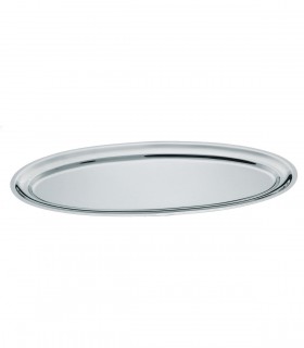 18 % stainless steel oval serving tray 100 x 35 cm : Stellinox