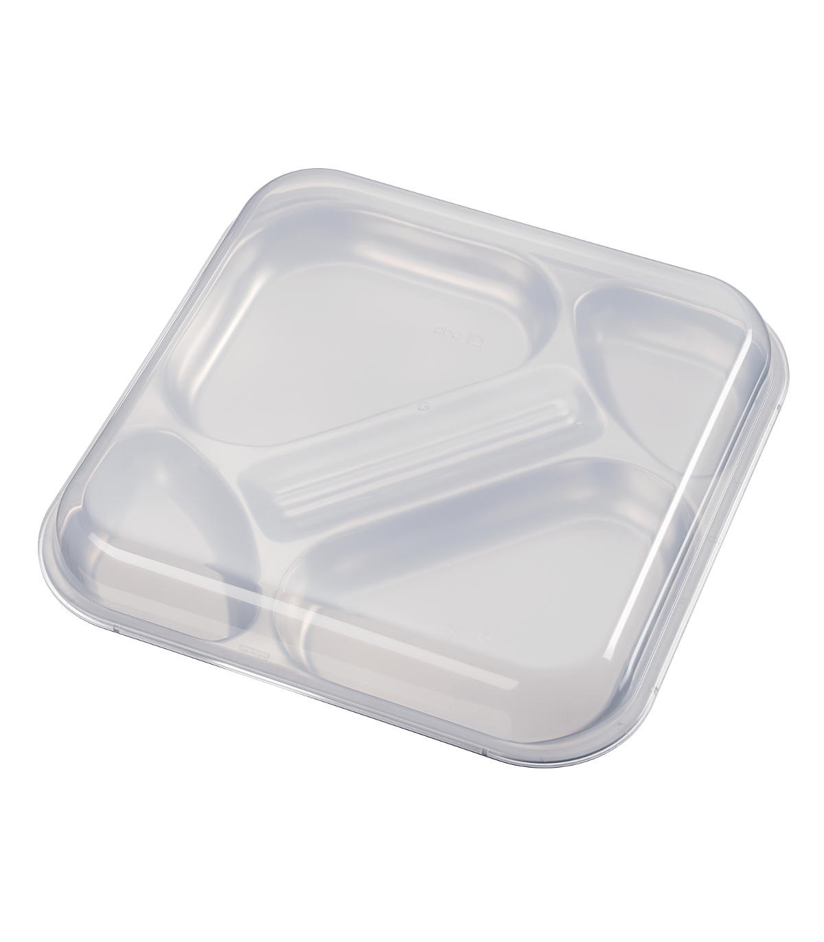 10 compartment meal trays with 10 covers : Stellinox