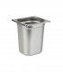 GN container 1/6 H 20 cm stainless steel