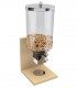 Cereal dispenser 21 x 20 H 55.5 cm maple wood Bridge range