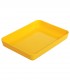 Yellow counter container 28 x 21 cm H 4 cm