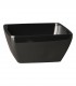 Black square bowl 9 x 9 cm PET Friendly