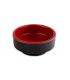 Bowl Ø 7.5 H 3 cm black and red inside