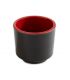 Bowl Ø 7.5 H 6.5 cm black and red inside