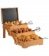 Buffet box Sewing Basket, natural oak