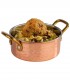 Small serving Pot Mumbai 0.35 L hammered stainless steel copper look