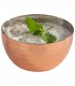 Bowl Mumbai 0.2 L hammered stainless steel copper look