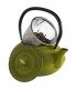 Castiron teapot green color Asia 0.8 L