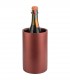 Bottle cooler, double wall stainless steel, copper red