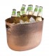 Wine or Champagne cooler 2 handles copper look