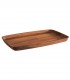 Serving tray 30 x 18 cm oiled acacia wood