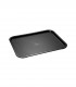 Black self service and snack tray 35 x 27 cm