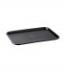 Black self service and snack tray GN 1/1
