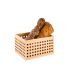 Wood bread box for buffet 34 x 26 cm