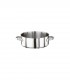 Stainless steel casserole pot Ø 28 H 9,50 cm
