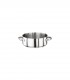 Stainless steel casserole pot Ø 18 H 7 cm