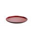 Plate Ø 28 cm black and red