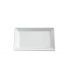 Tray / Plate 40 x 30 H 3 cm white melamine