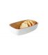 Bowl GN 1/9 H 5.5 cm melamine white and wood look inside