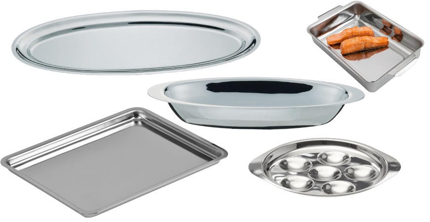 Stainless steel dishes sizes